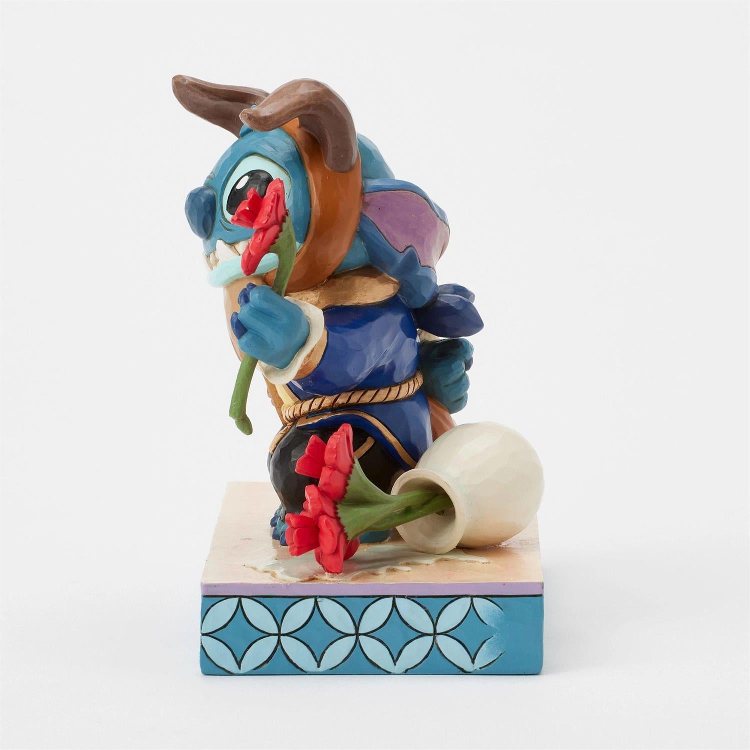 Stitch Dressed as Beast – Jim Shore Disney Fairytale Collectible