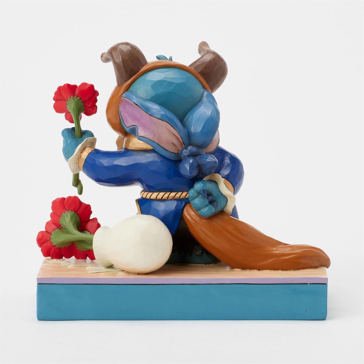 Stitch Dressed as Beast – Jim Shore Disney Fairytale Collectible