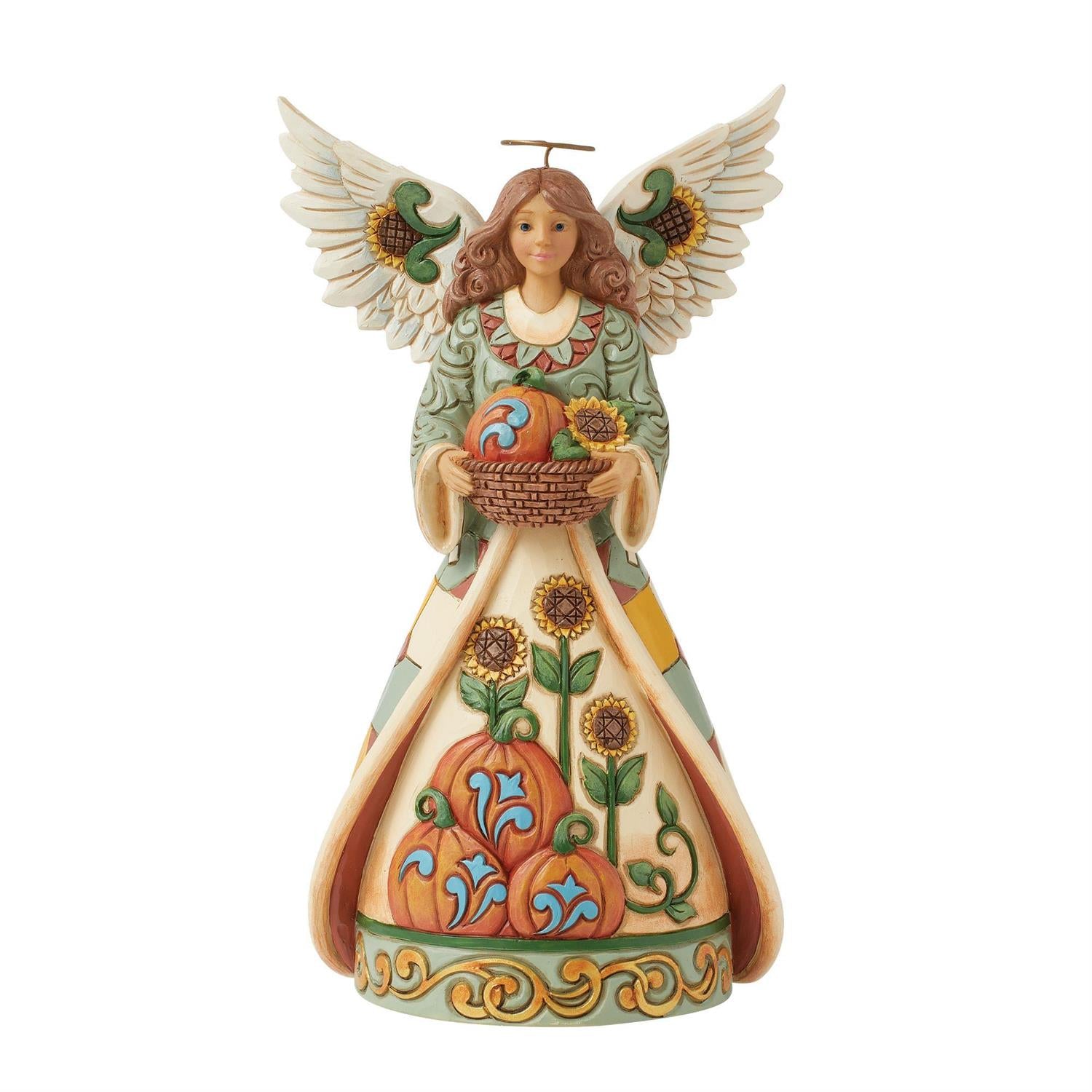 FBA - Let Us Give Thanks - Angel with Sunflower Figurine - Country N More Gifts