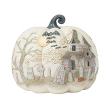 A Little Batty - Pumpkin with Bats Flying Figurine