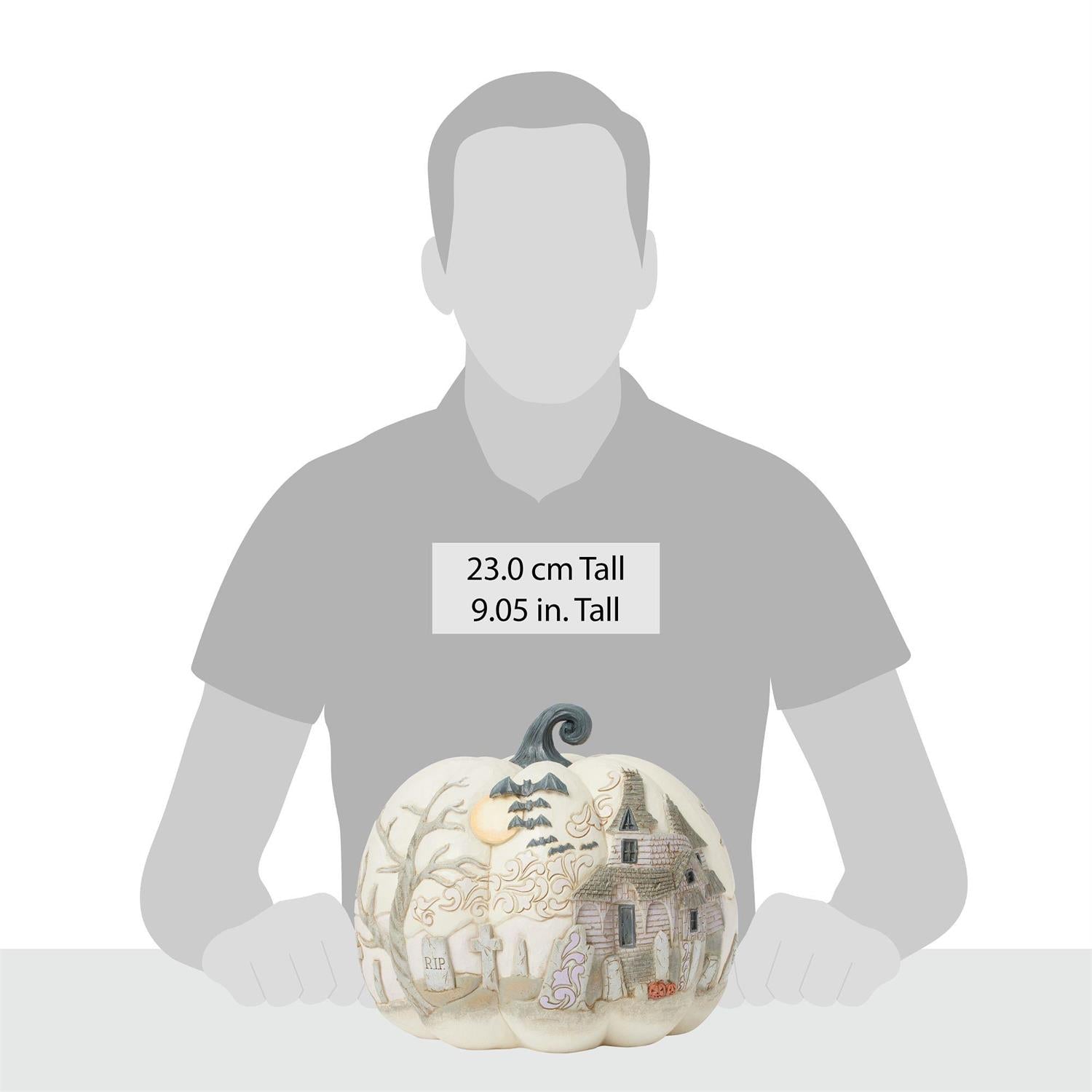 FBA - A Little Batty - Pumpkin with Bats Flying Figurine - Country N More Gifts