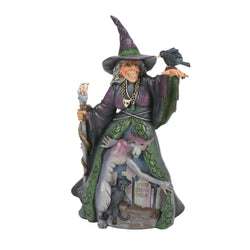 FBA - Something Wicked' s on the Way - Evil Witch with Graveyard Figurine - Country N More Gifts