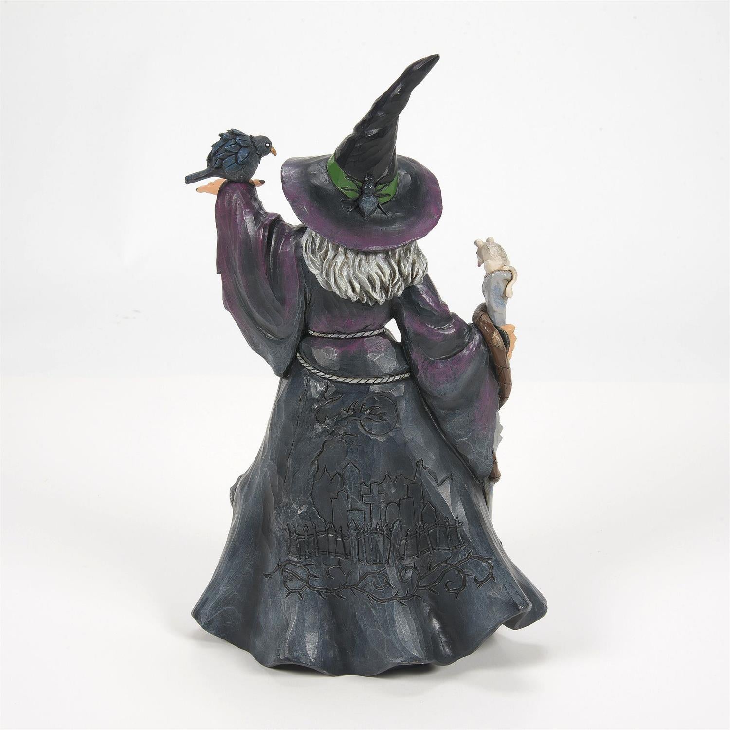FBA - Something Wicked' s on the Way - Evil Witch with Graveyard Figurine - Country N More Gifts