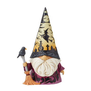 FBA - Spooktacular - Wizard with LED Scene Hat Figurine - Country N More Gifts