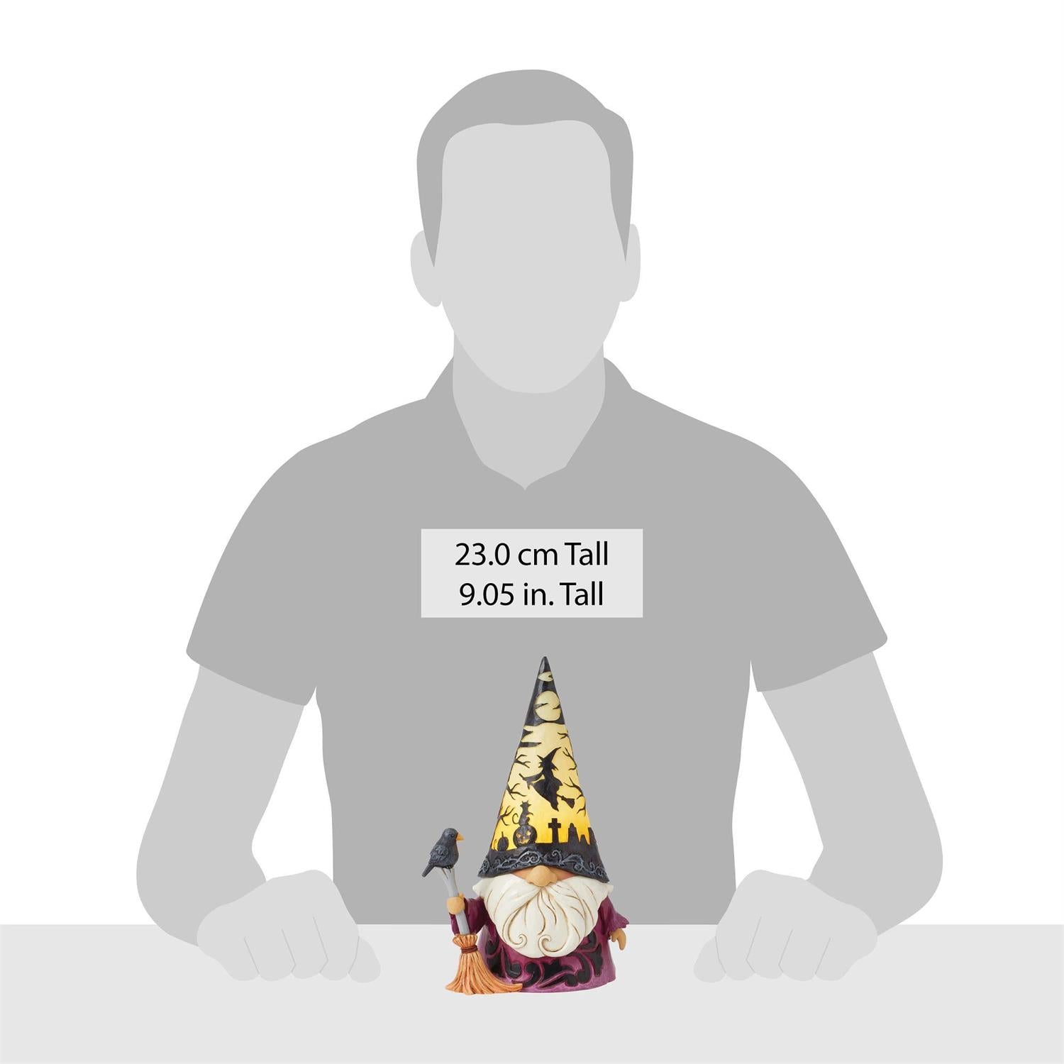 FBA - Spooktacular - Wizard with LED Scene Hat Figurine - Country N More Gifts