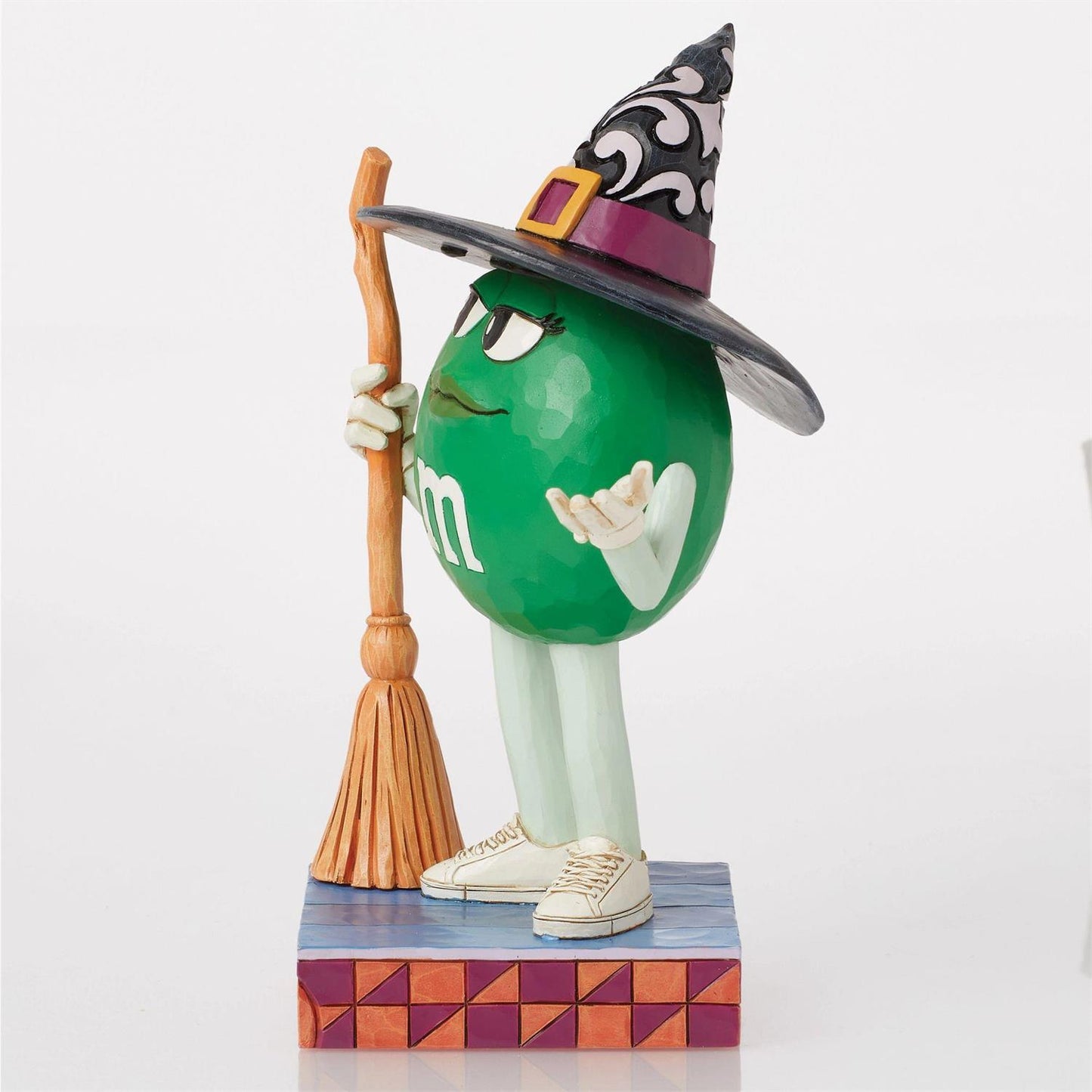 FBA - Witching You a Happy Halloween - M&M'S Green Character Witch - Country N More Gifts