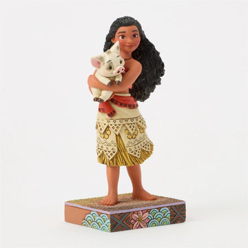 Wayfinder's Best Friend - Moana Holding Pua - Country N More Gifts