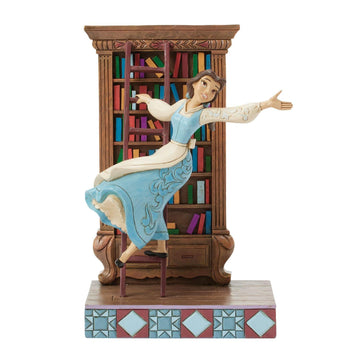 Belle with Bookshelf - Country N More Gifts
