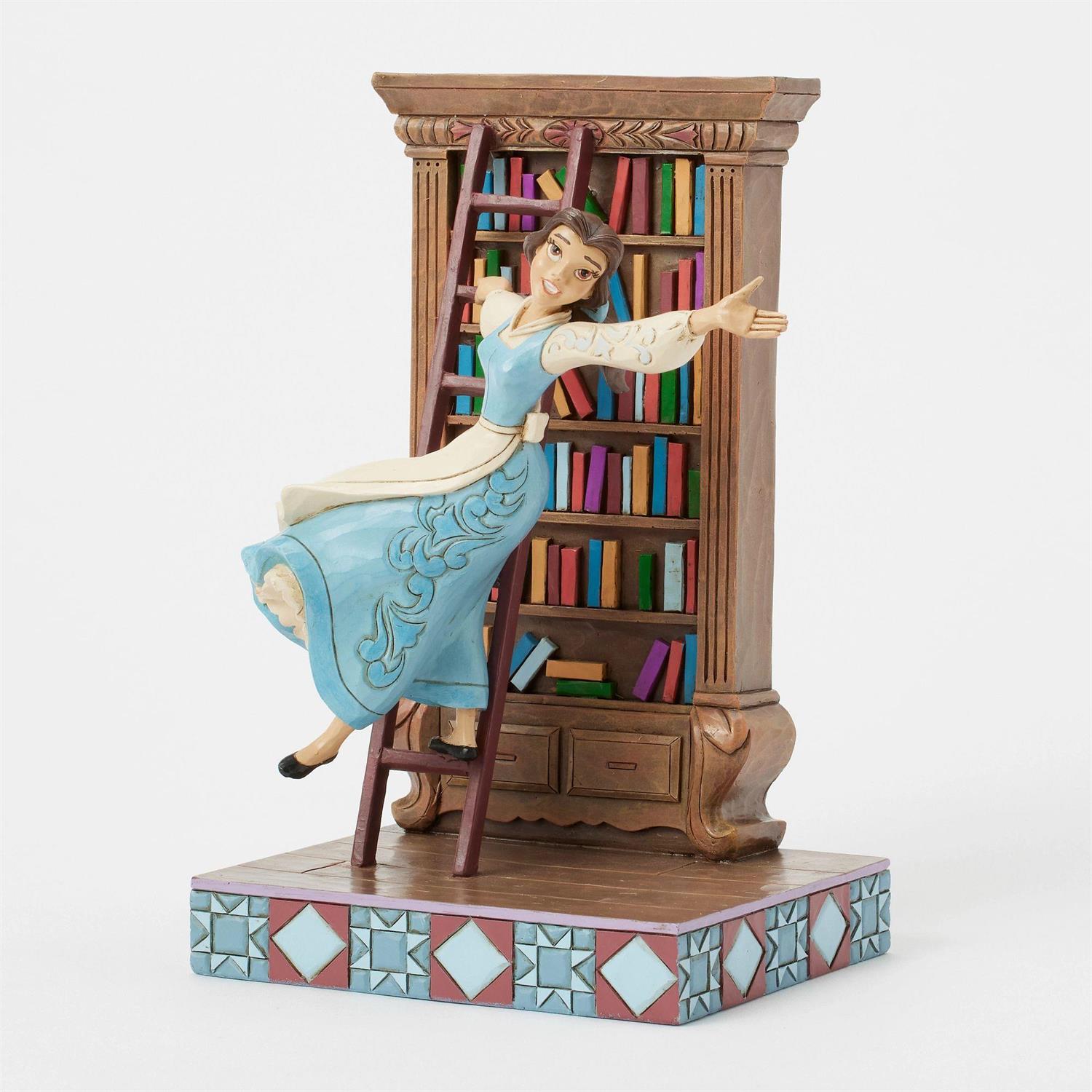 FBA - Belle with Bookshelf - Country N More Gifts