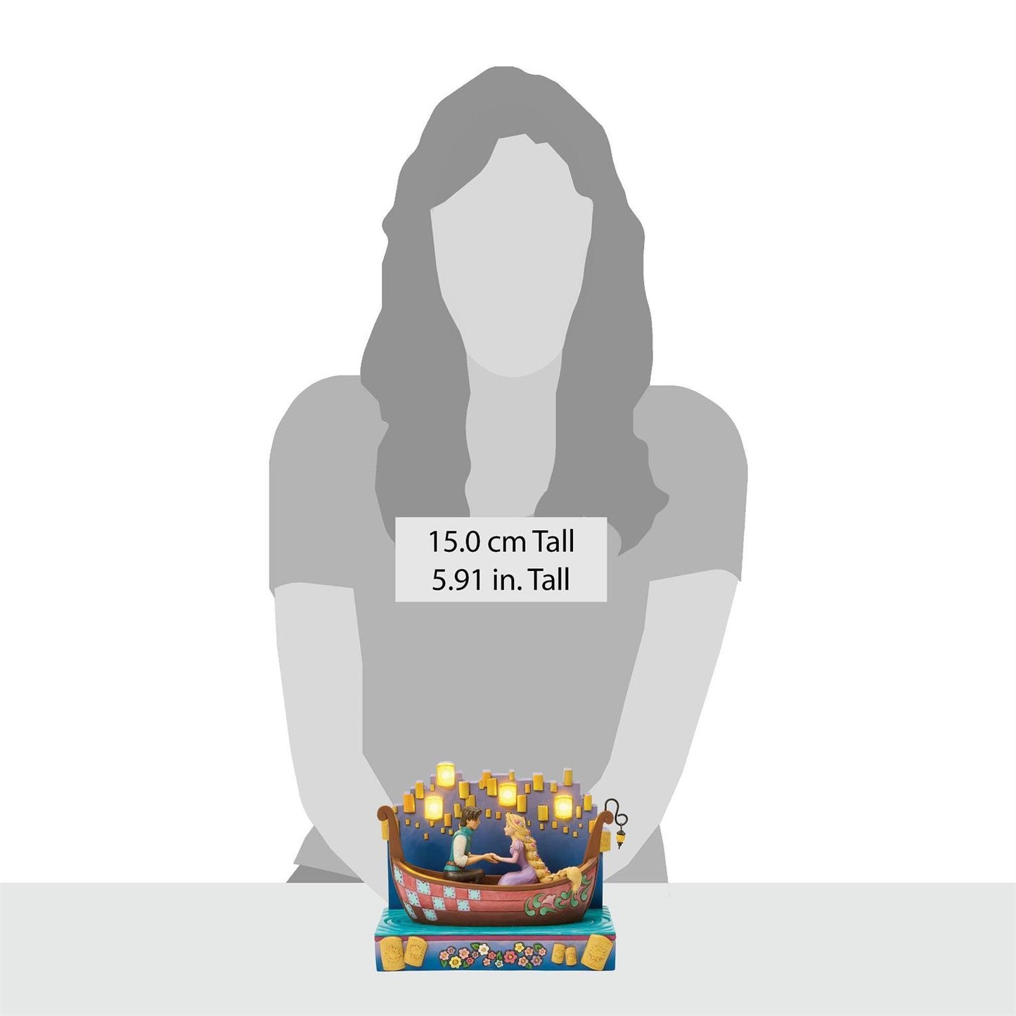 A Dream Come True - Tangled Boat with LED Lanterns - Country N More Gifts