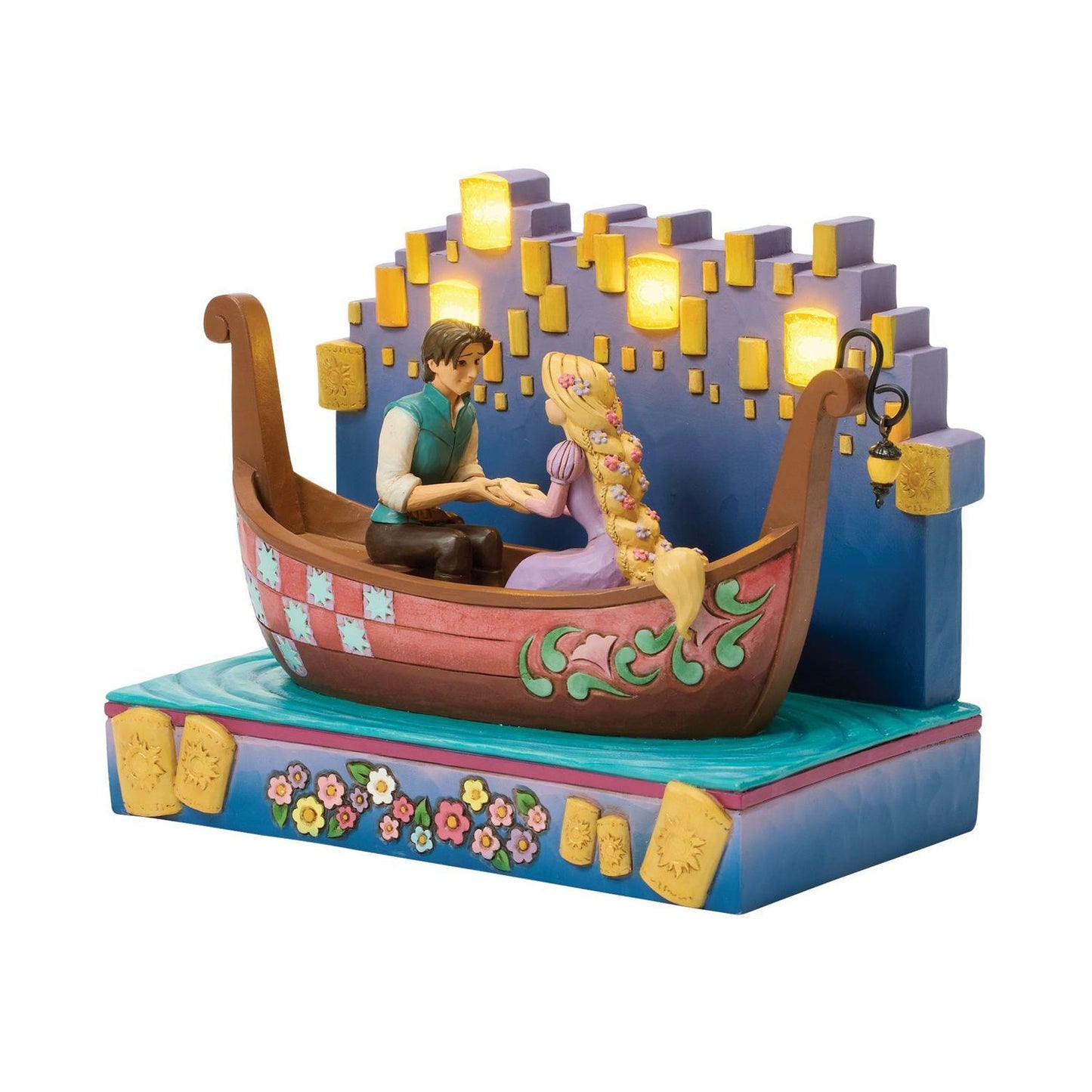 A Dream Come True - Tangled Boat with LED Lanterns - Country N More Gifts