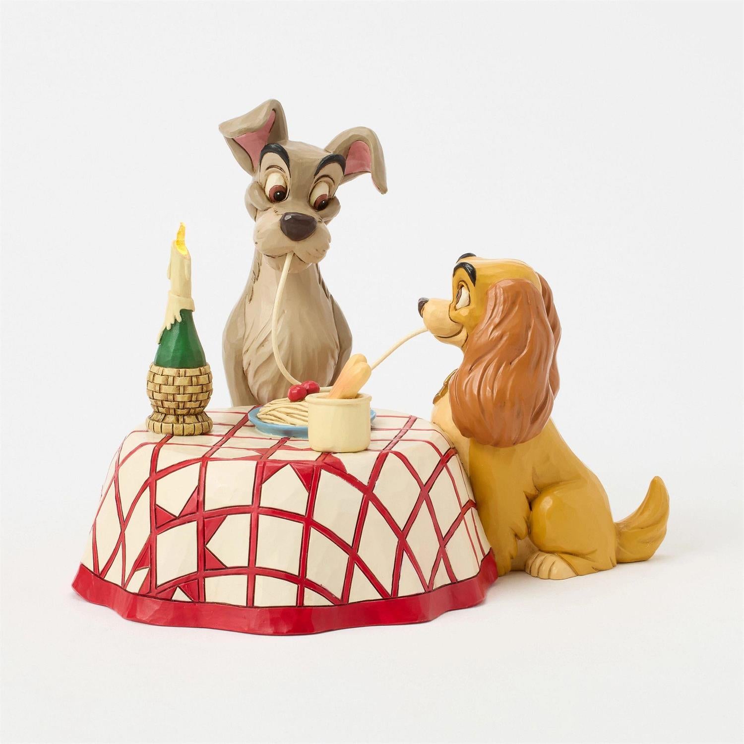 Dinner for Two - Lady & Tramp Spaghetti Scene - Country N More Gifts