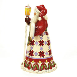 Spreading Christmas Cheer - Santa Cardinal on Hand Figurine - Country N More Gifts
