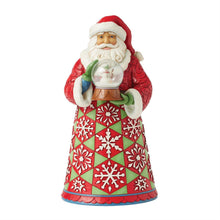 Frosty Keepsake - Santa Holding Mini Globe Figurine
