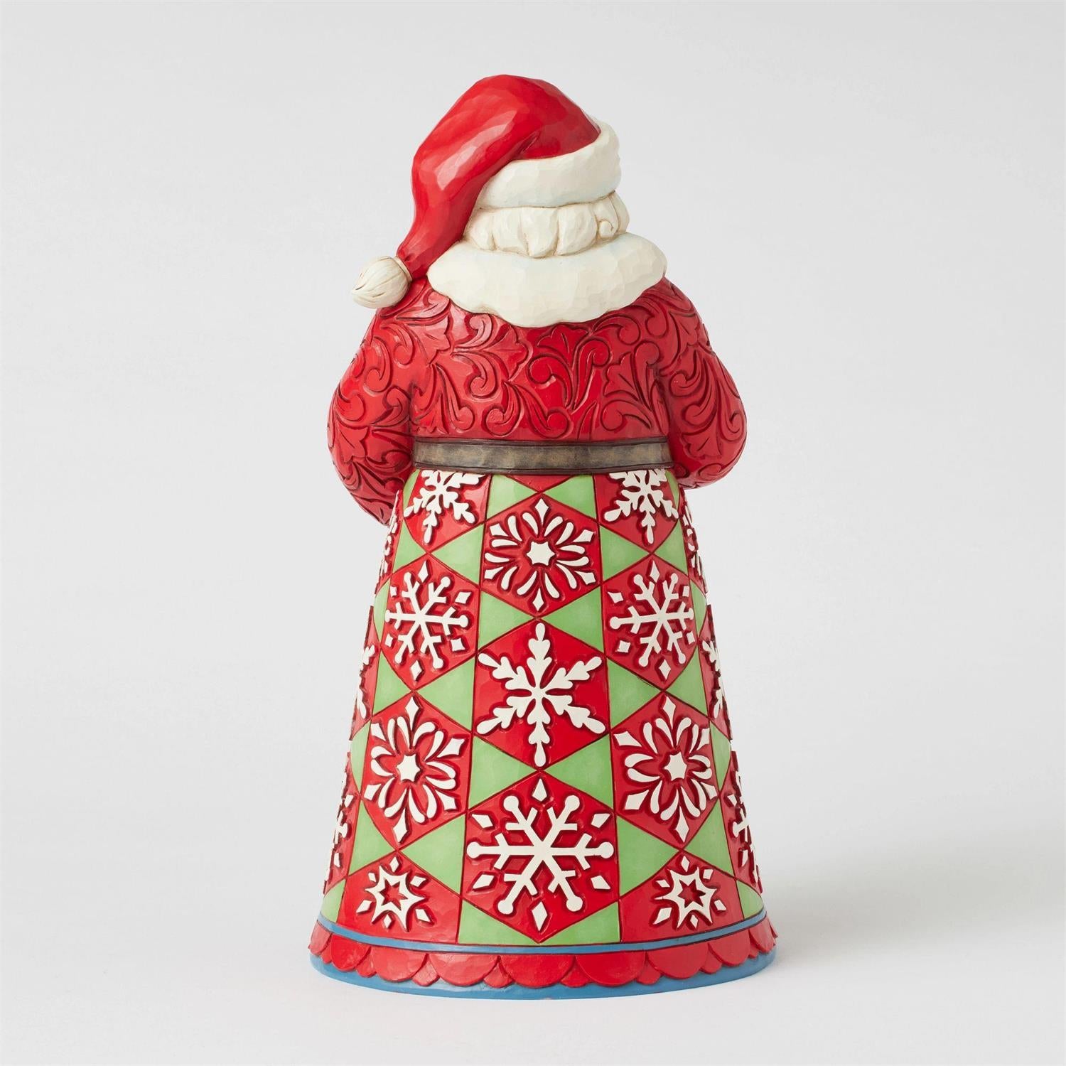 Frosty Keepsake - Santa Holding Mini Globe Figurine - Country N More Gifts