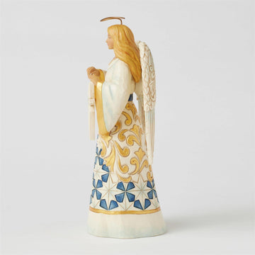 Holidays Graces - Blue & Gold Angel Figurine - Country N More Gifts