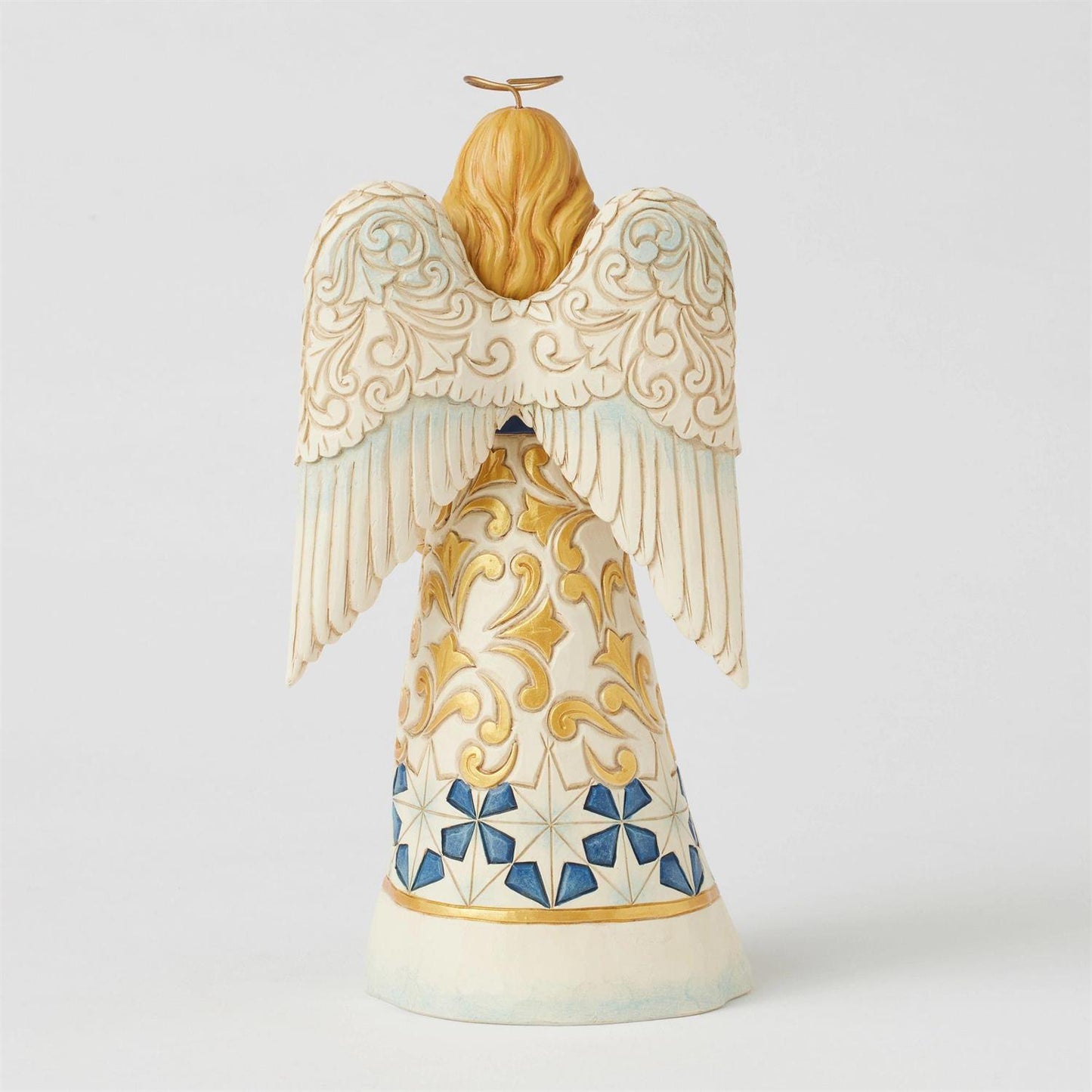 Holidays Graces - Blue & Gold Angel Figurine - Country N More Gifts