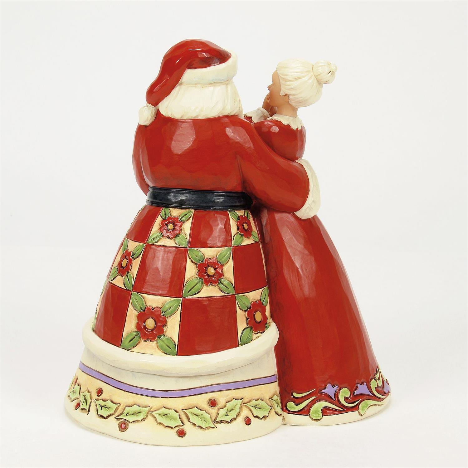 FBA - Holiday Dance - Santa and Mrs. Claus Figurine - Country N More Gifts