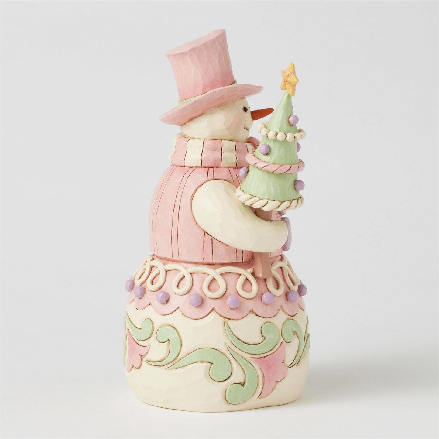 Pastel Winter Wonder's - Heartwood Sweets Snowman Figurine - Country N More Gifts