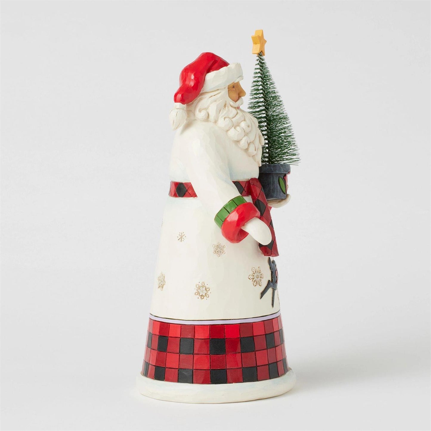 Santa Delivers - Highland Glen Santa with Sisal Tree - Country N More Gifts