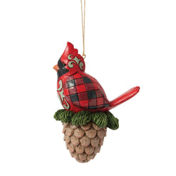 Highland Glen Cardinal Pine Ornament - Country N More Gifts