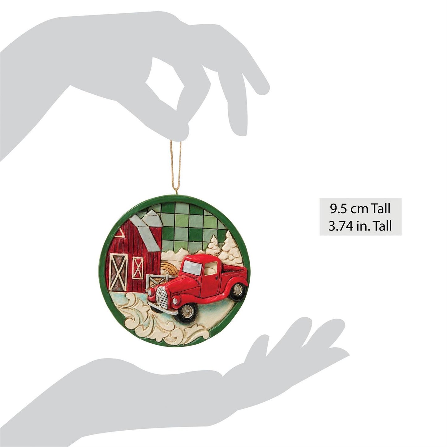Highland Glen Red Truck Ornament - Country N More Gifts