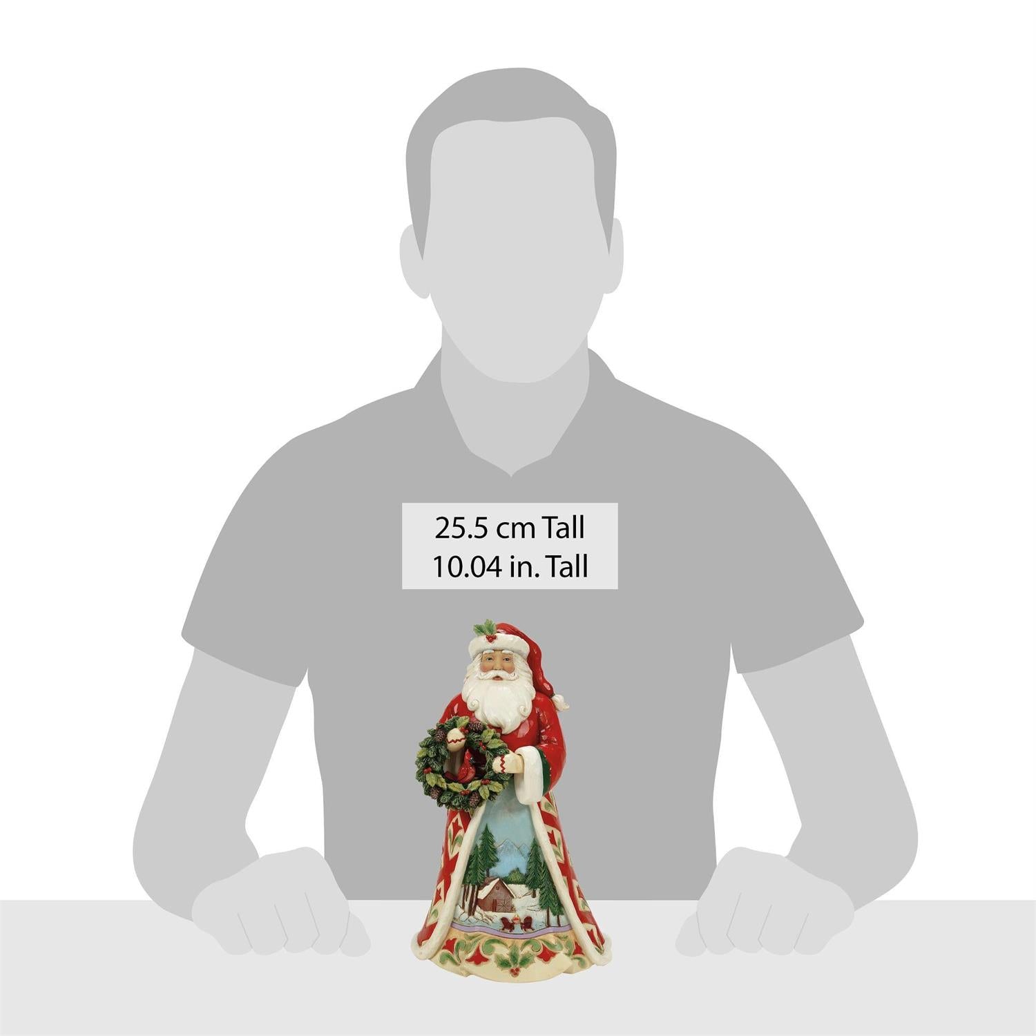 Christmas's Peaceful Retreat - Christmas at the Lodge Santa - Country N More Gifts