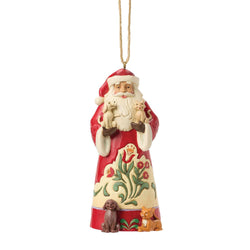 Santa With Pets Ornament - Country N More Gifts