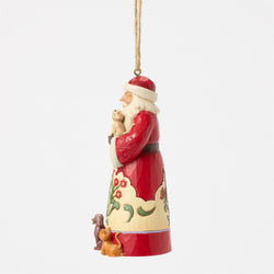 Santa With Pets Ornament - Country N More Gifts