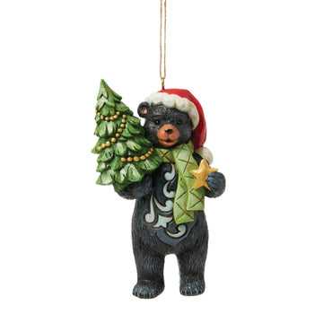 Lodge Black Bear Ornament - Country N More Gifts
