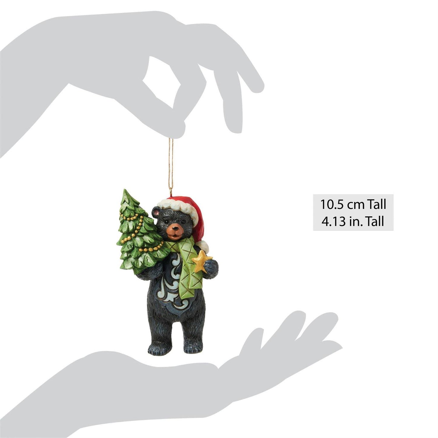 Lodge Black Bear Ornament - Country N More Gifts
