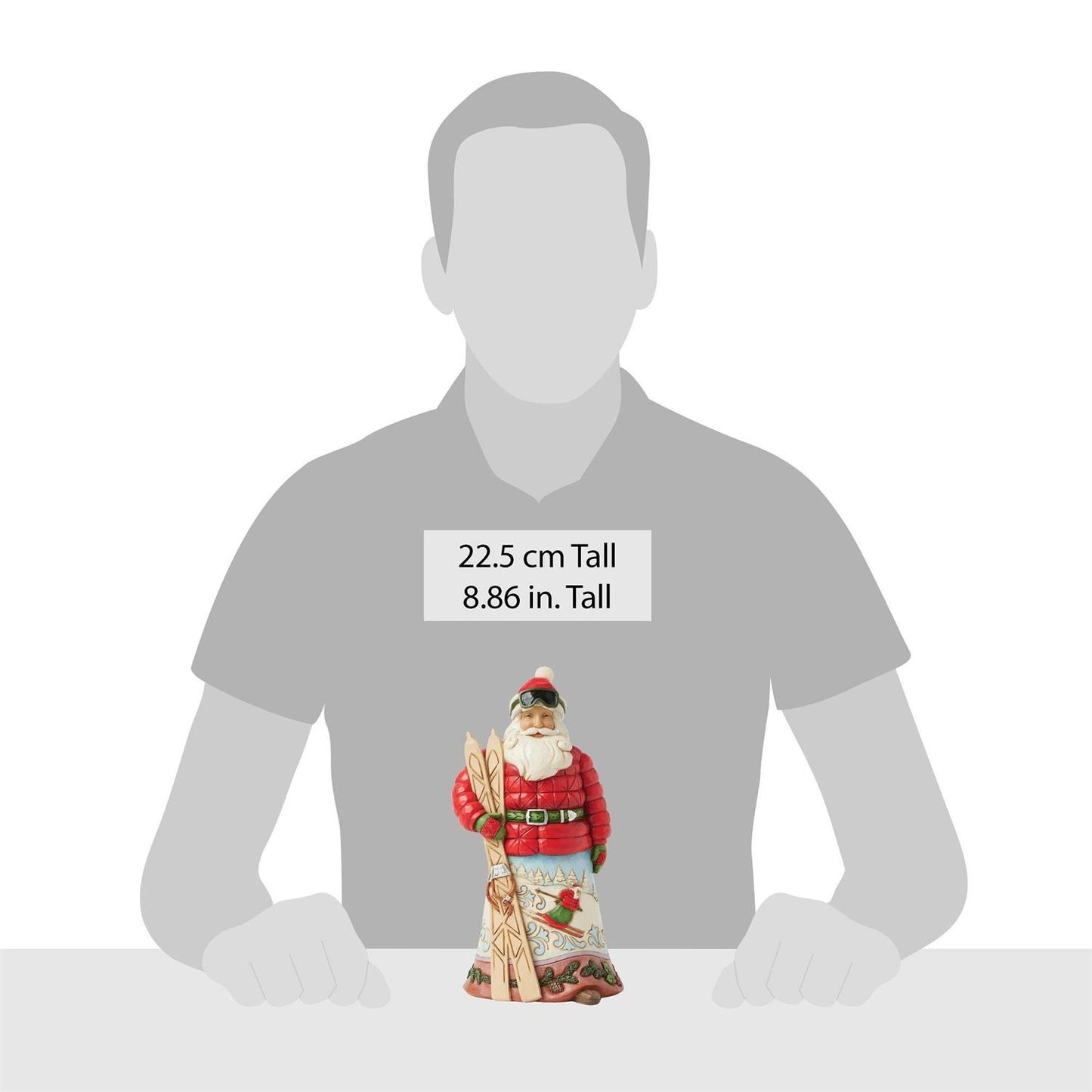 Gone Skiing - Christmas at the Lodge Santa - Country N More Gifts