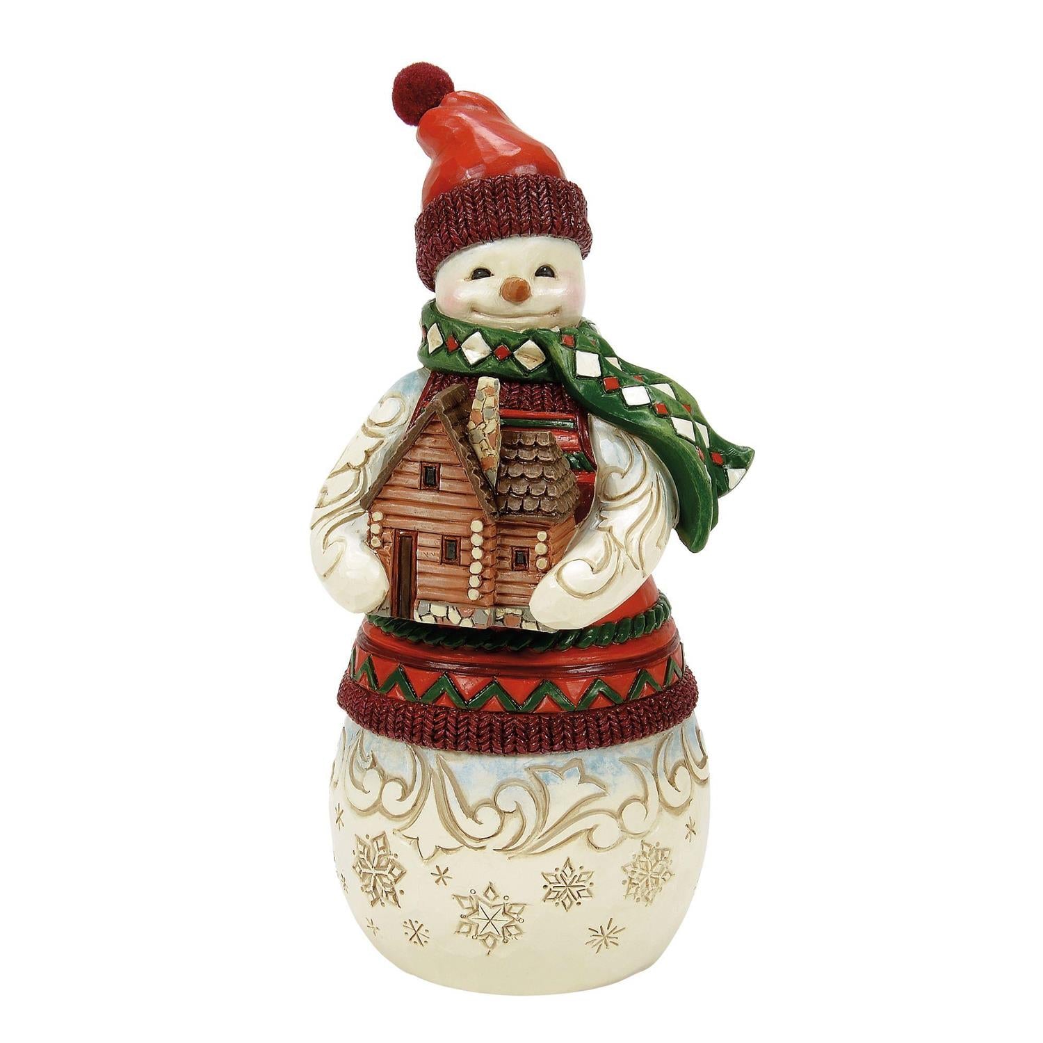 Welcome to The Cabin - Christmas at Lodge Snowman Figurine - Country N More Gifts