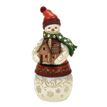 Welcome to The Cabin - Christmas at Lodge Snowman Figurine