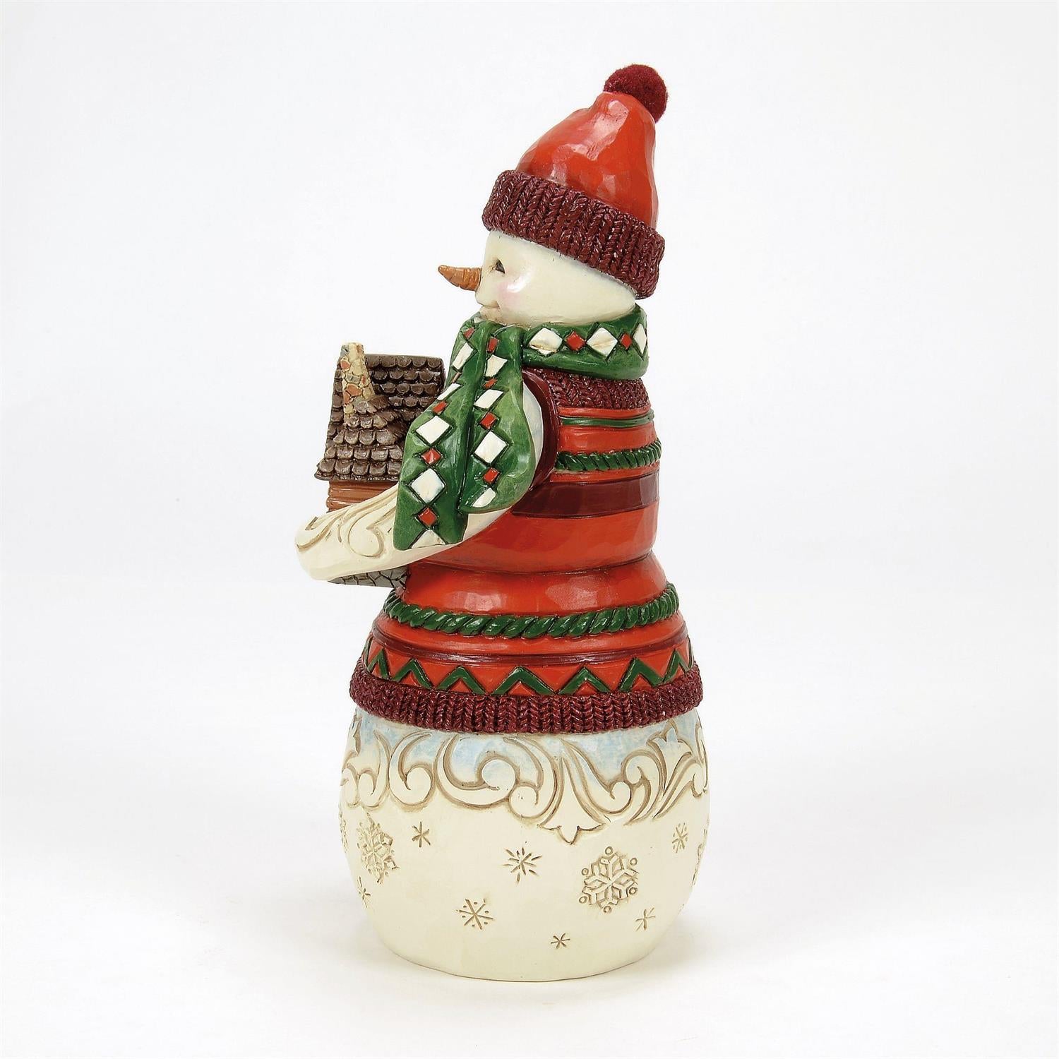 Welcome to The Cabin - Christmas at Lodge Snowman Figurine - Country N More Gifts