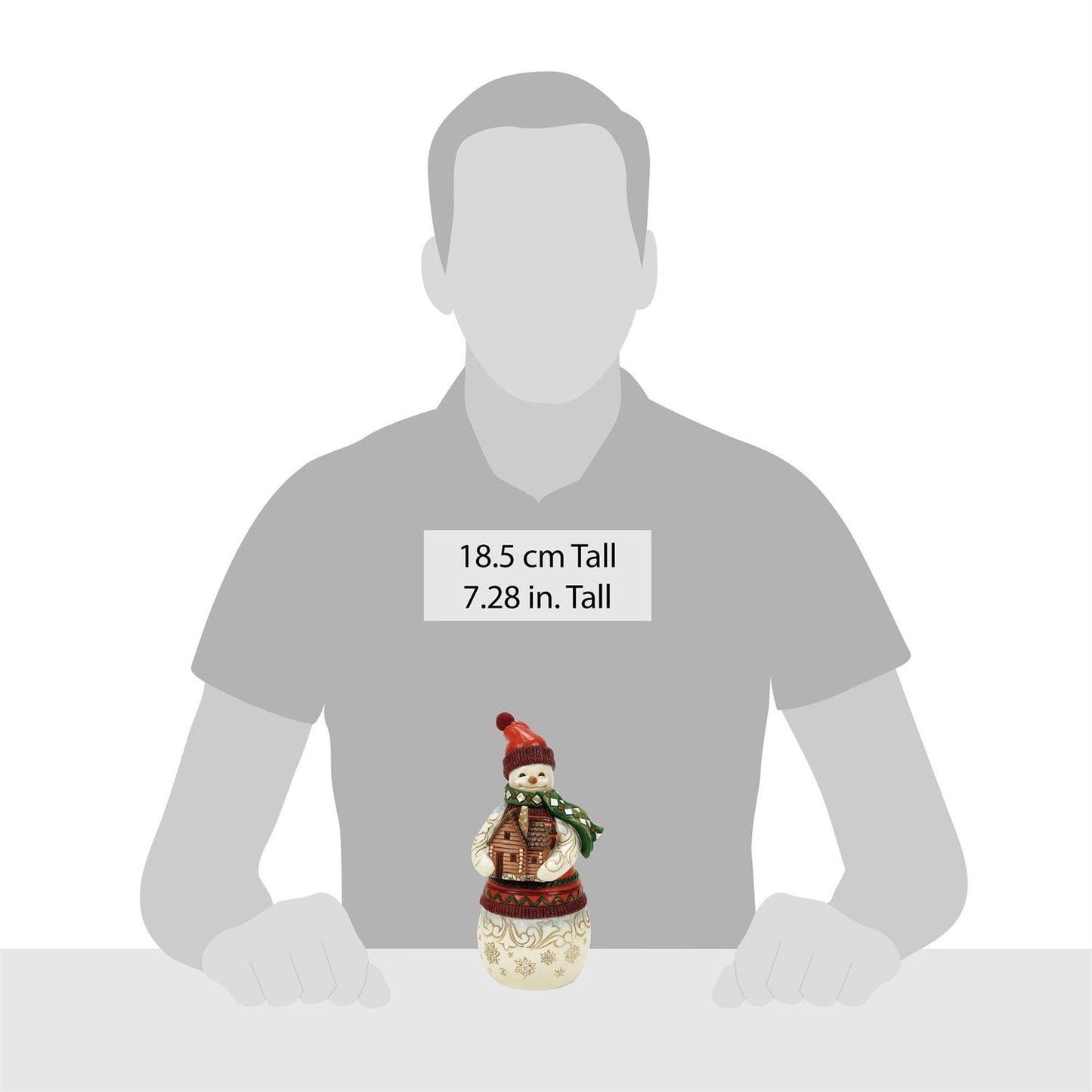 Welcome to The Cabin - Christmas at Lodge Snowman Figurine - Country N More Gifts