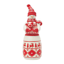 There's Snow One Like You - Nordic Noel Snowman with Cardinal