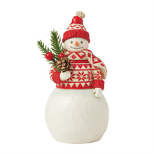An Evergreen Twist - Nordic Noel Snowman Evergreen