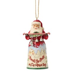 Santa I Heard The Bells Ornament - Country N More Gifts
