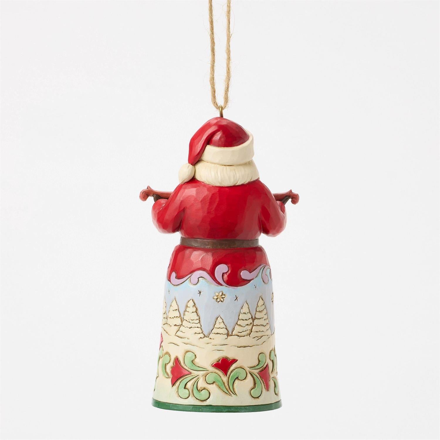 Santa I Heard The Bells Ornament - Country N More Gifts