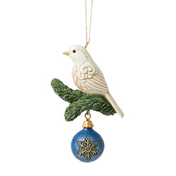 Blue & Gold Dove Ornament - Country N More Gifts