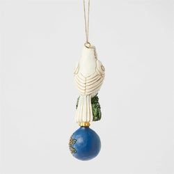 Blue & Gold Dove Ornament - Country N More Gifts