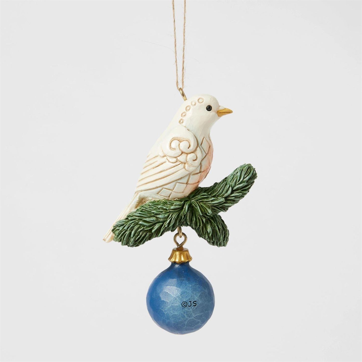 Blue & Gold Dove Ornament - Country N More Gifts