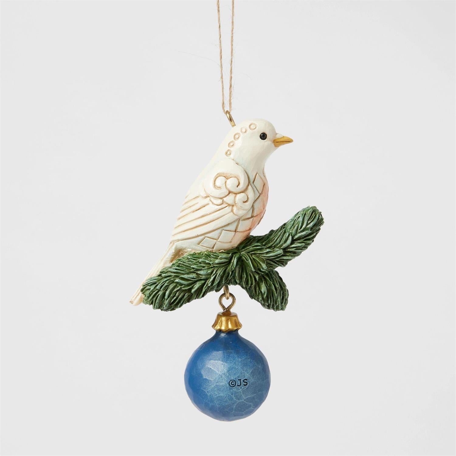Blue & Gold Dove Ornament - Country N More Gifts