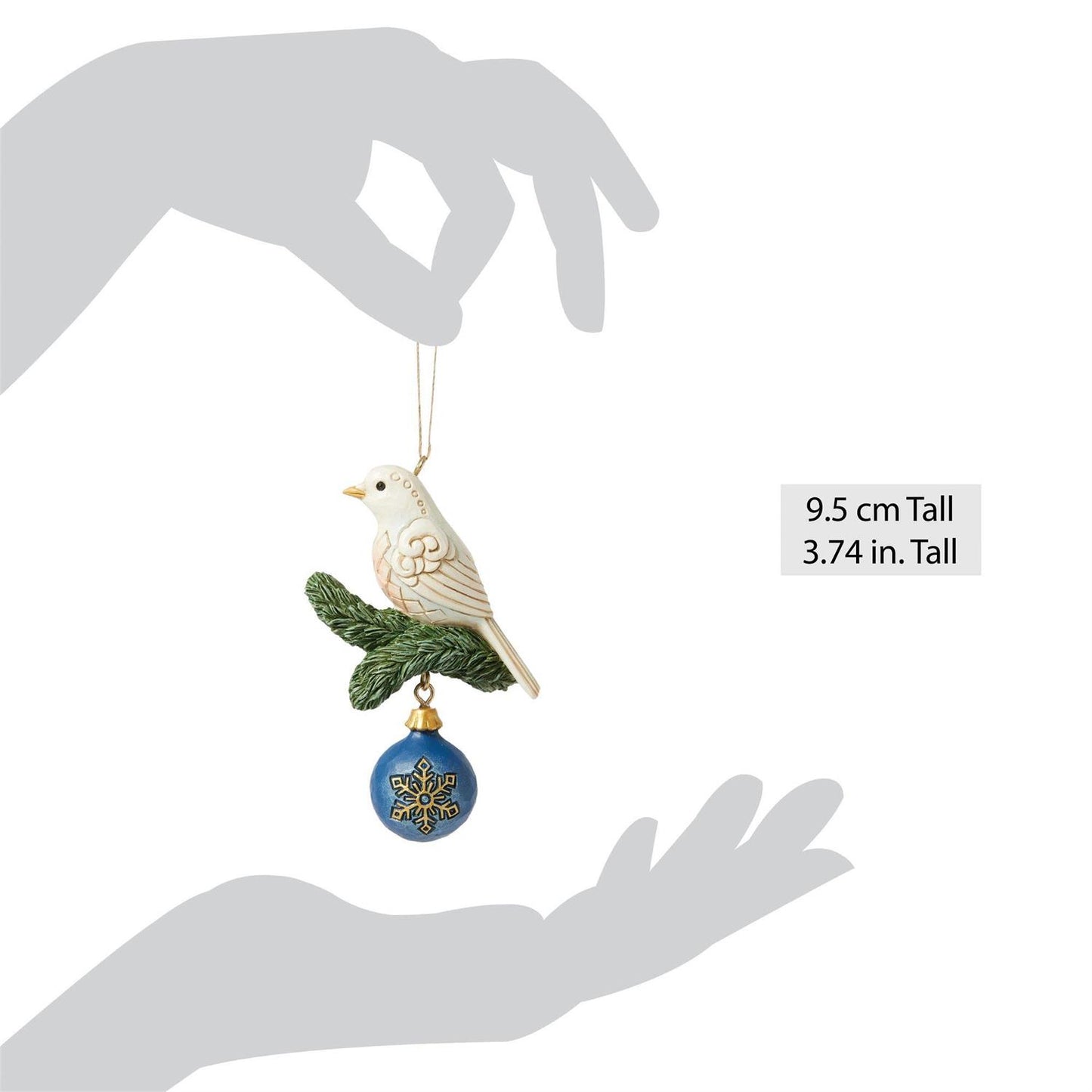 Blue & Gold Dove Ornament - Country N More Gifts