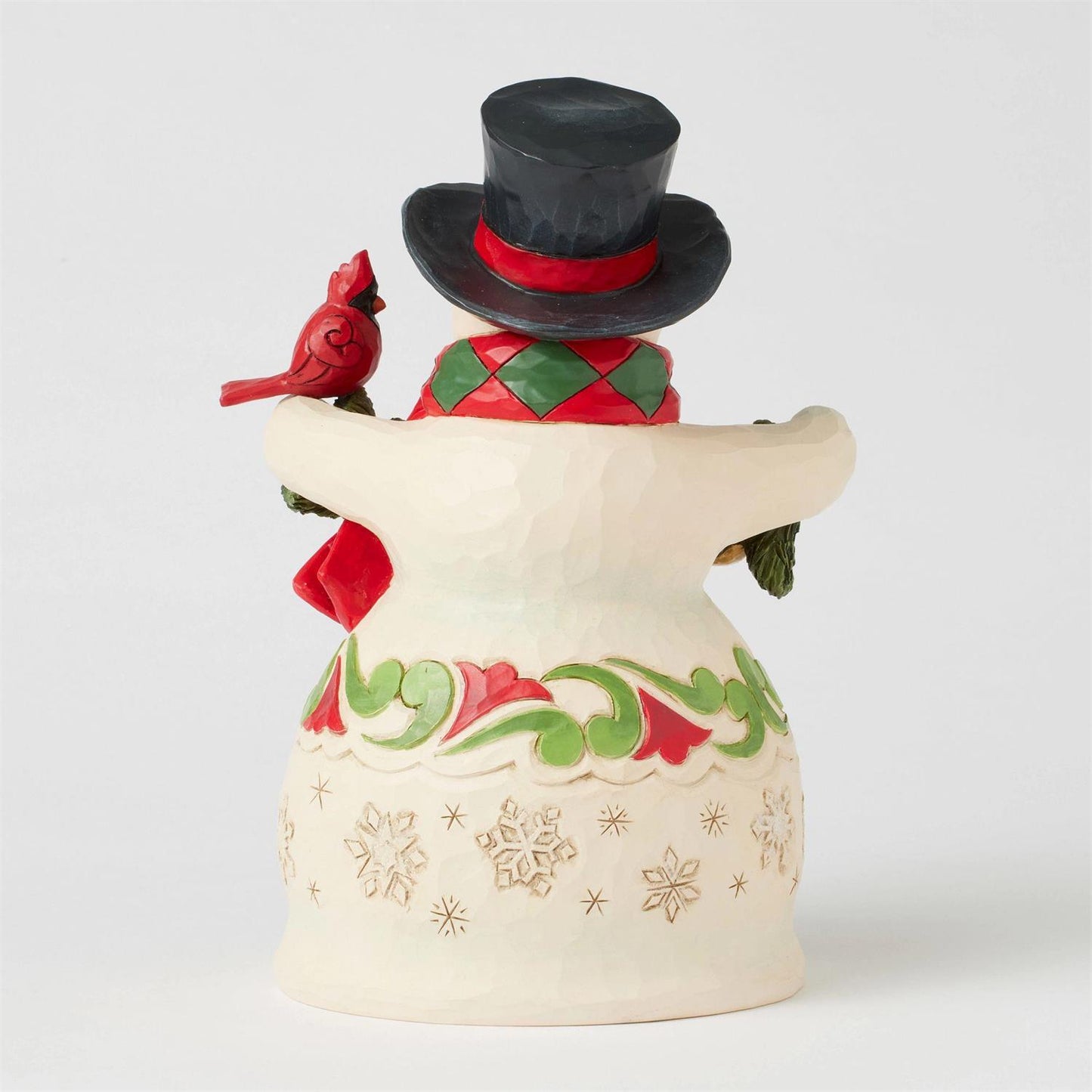 Finishing Touches - Snowman Garland & Cardinal Figurine - Country N More Gifts