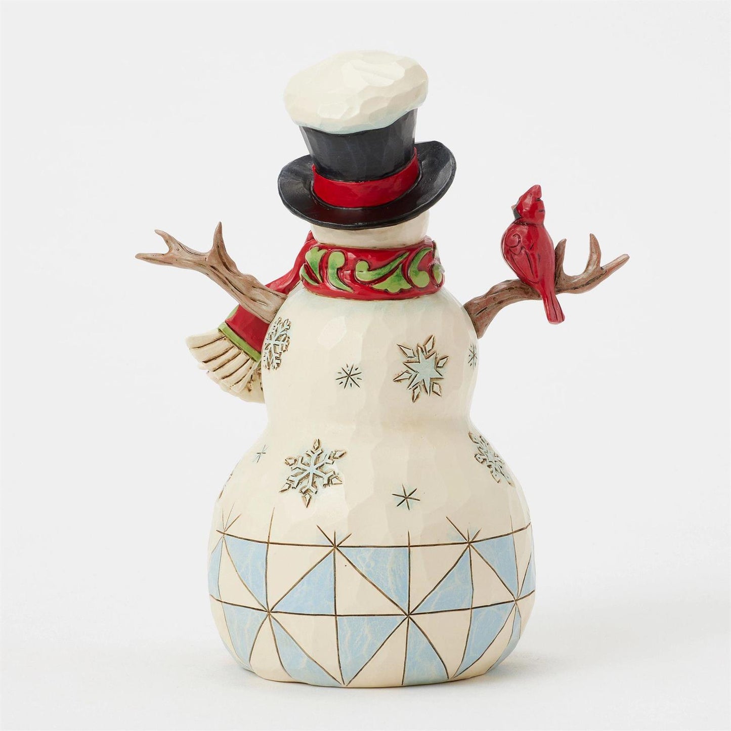 Decembrrr Chill - Snowman with Cardinal & Twig - Country N More Gifts