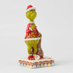 Grinch Eating Gingerbread Figurine - Country N More Gifts