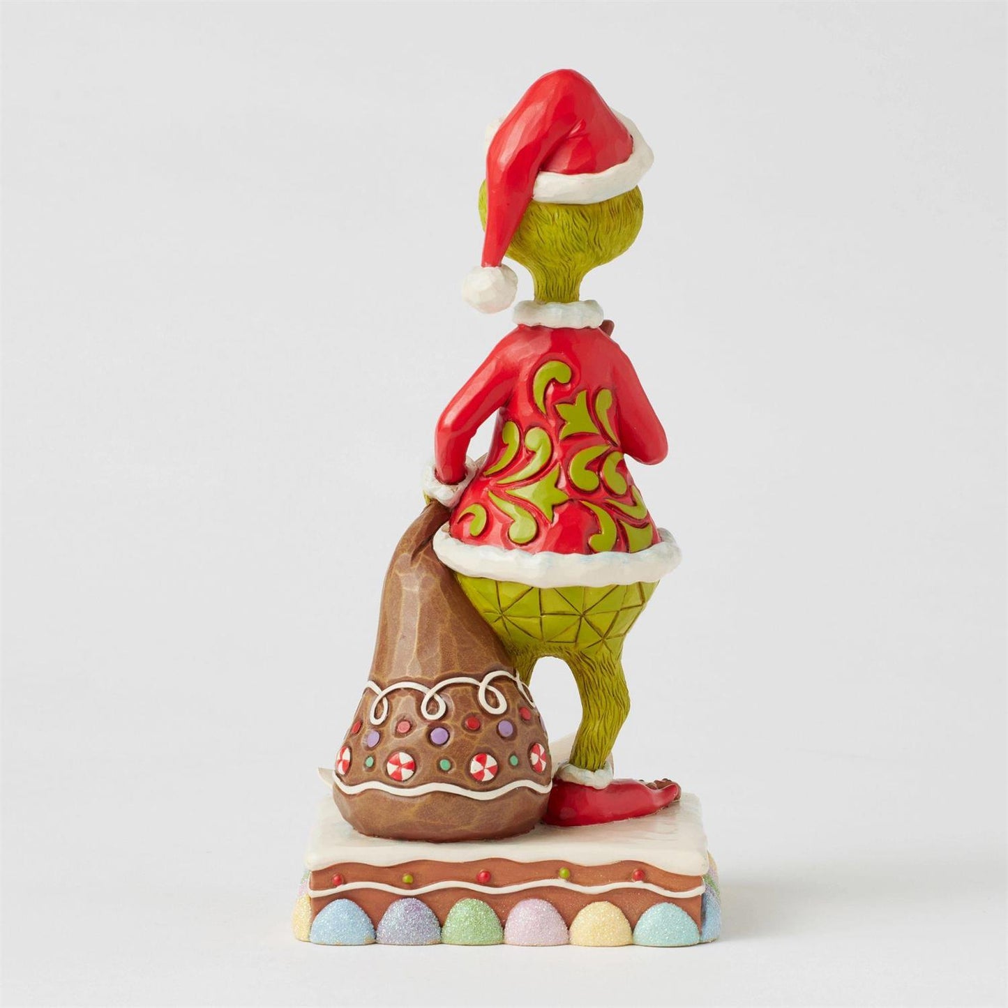 Grinch Eating Gingerbread Figurine - Country N More Gifts