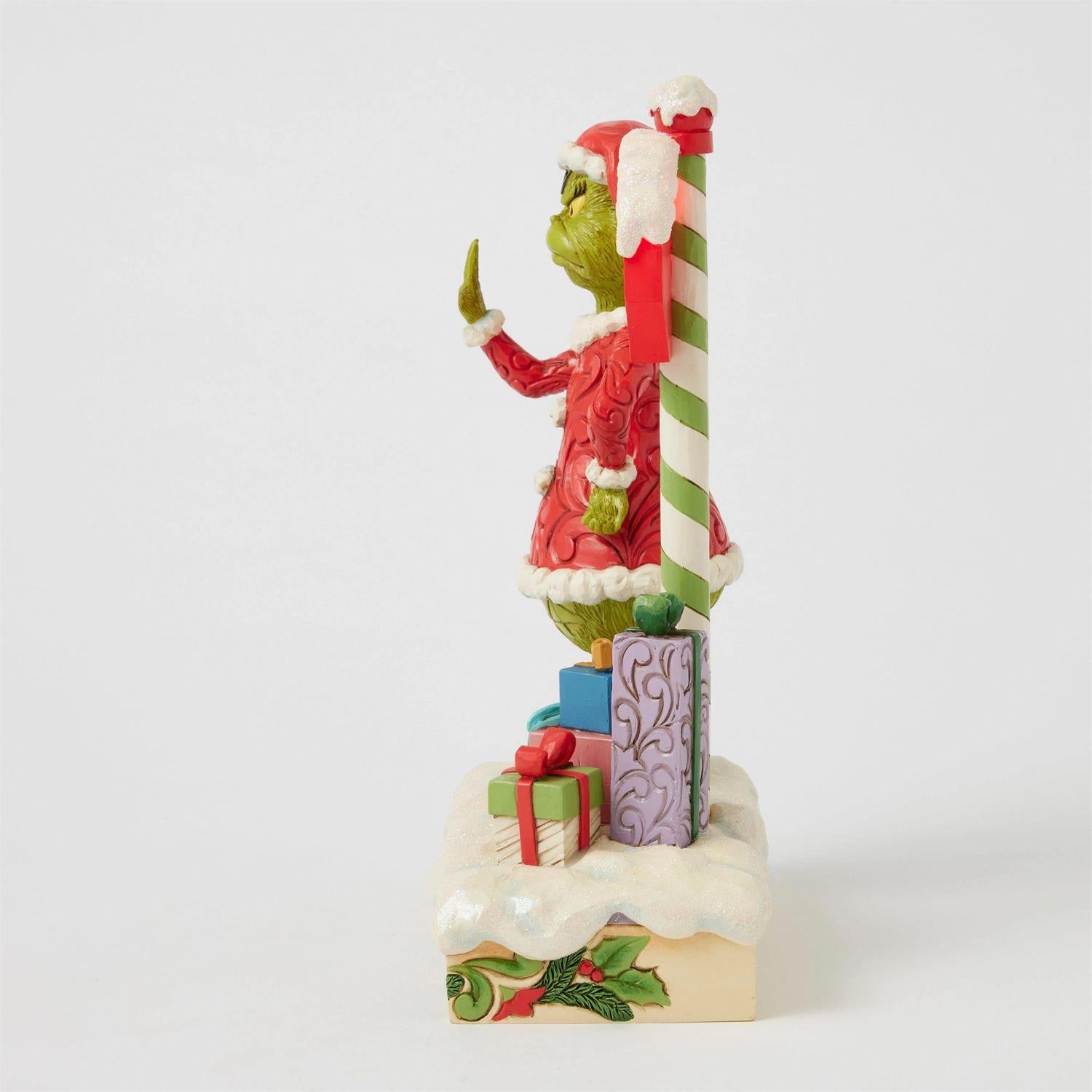 Grinch by Stop Sign LED Figurine - Country N More Gifts